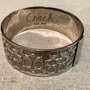 Coach Signature Wide Bangle